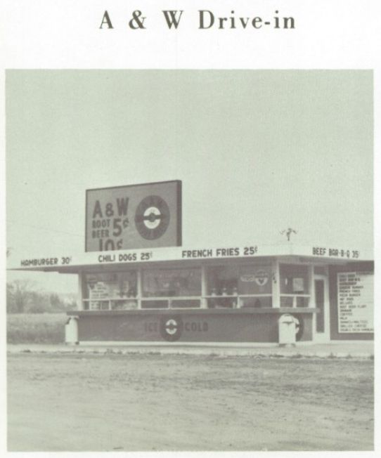 A&W Restaurant - Vintage A Ad W Outlets Of Unknown Address In Michigan 1960S (newer photo)